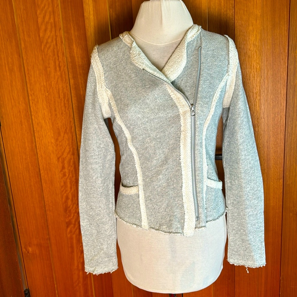 Lucky Brand Zip-up Sweater Jacket SZ M, NWT